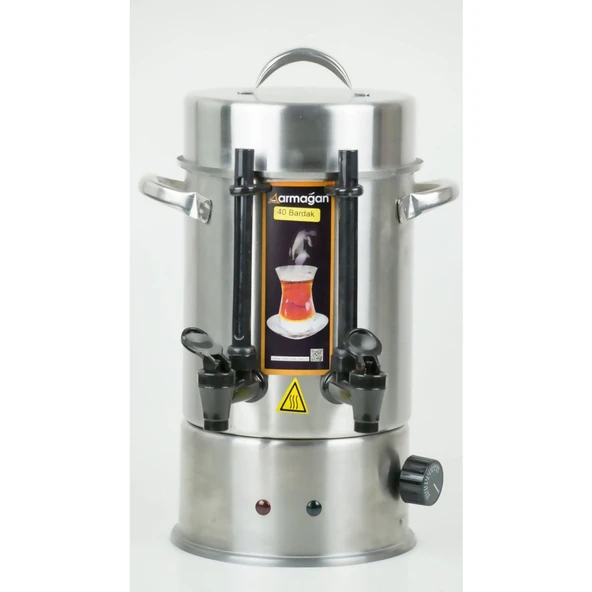 ARMAĞAN 40 BARDAK TERMOSTATLI ÇAY MAKİNESİ ÇAY OTOMATI ürün görseli