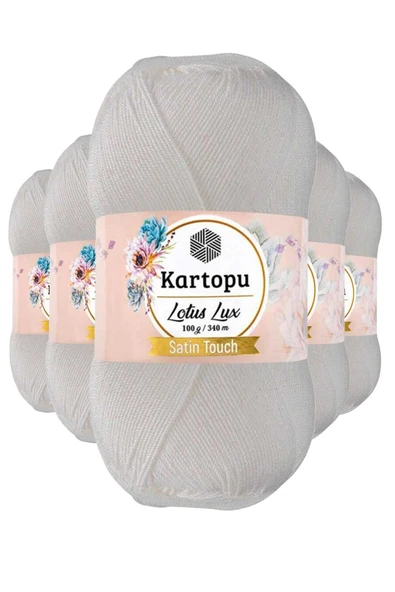 5 Adet Lotus Lux Bikini Büstiyer Bluz Simli Örgü İpi K010 Beyaz ürün görseli