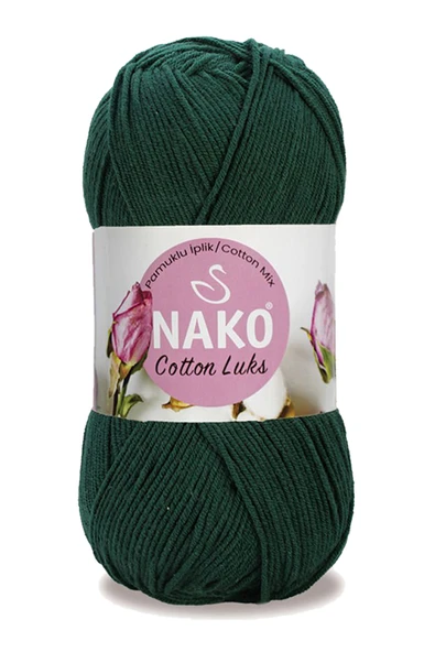 5 Adet Cotton Lüks Yelek Tunik Kazak Bluz Hırka İpi Yünü Koyu Yeşil 97580 - 2