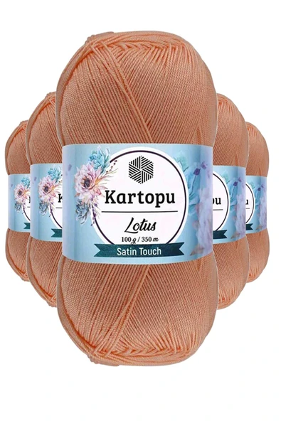 5 Adet Lotus Bikini Büstiyer Bluz Örgü İpi  K277 Şeftali ürün görseli