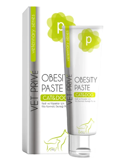 Vet Prive Obesity Paste - Kilo Kontroıü Destek Macunu 100 gr