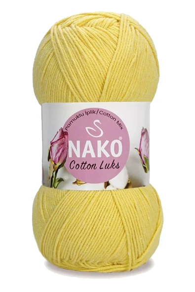 5 Adet Cotton Lüks Yelek Tunik Kazak Bluz Hırka İpi Yünü Açık Sarı 97554 - 2