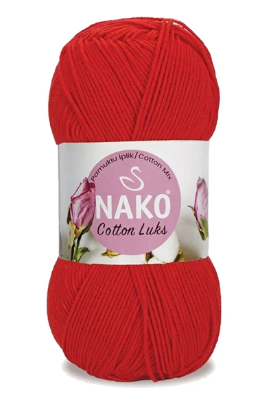 5 Adet Cotton Lüks Yelek Tunik Kazak Bluz Hırka İpi Yünü Kırmızı 97573 - 2