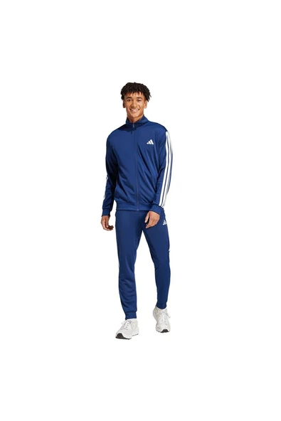adidas Erkek  Mavi  Eşofman M 3S TR TT TS JI8859 - 4