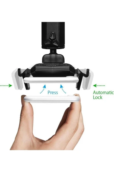 Spigen Kuel AP12T Tüm Cihazlara Uyumlu Araç Tutucu (Universal) Black - 000CG20917 - 6