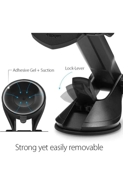 Spigen Kuel AP12T Tüm Cihazlara Uyumlu Araç Tutucu (Universal) Black - 000CG20917 - 7