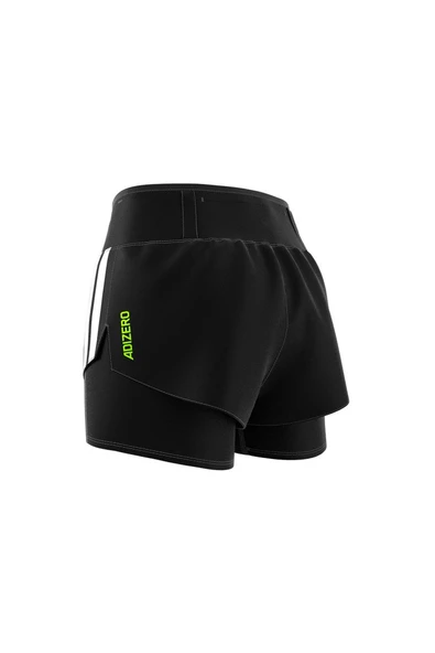 adidas Kadın  Siyah  Şort ADIZERO 2i1 W JD4224 - 9