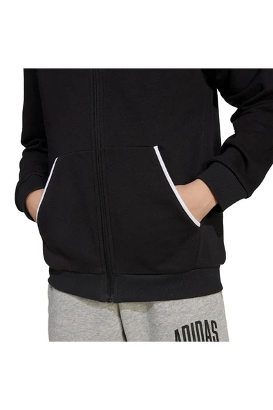 adidas Çocuk  Siyah  Ceket J CLGT FT FZ JM1534 - 6