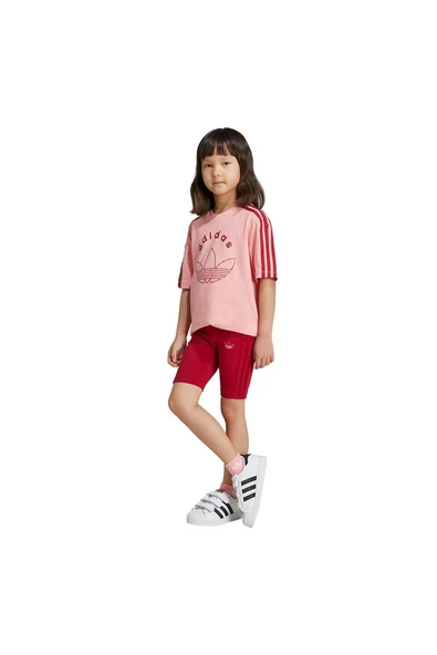 adidas Çocuk  Pembe  Şort CYCL. SHORT ST IY9529 - 3