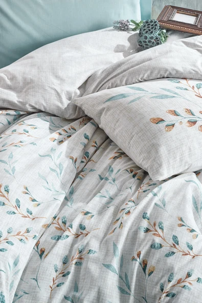 Cotton Box Modeline Çift Kişilik Nevresim Takımı Lendell Mint - 2
