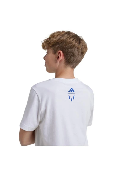 adidas Çocuk  Beyaz  T-shirt Y MESSI G T IW0185 - 5