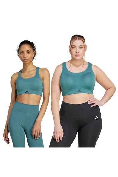 adidas Kadın  Yeşil  Sporcu Sütyeni TLRDIM HS BRA JX8844 - 10