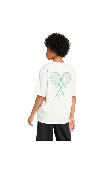 adidas Kadın  Beyaz  T-shirt TENNIS BYFR TEE JW0226 - 2