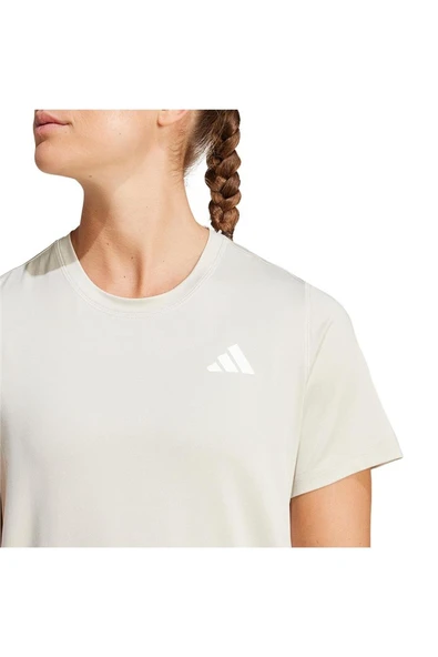 adidas Kadın   T-shirt WE 3S CREW TEE JD6530 - Resim 6