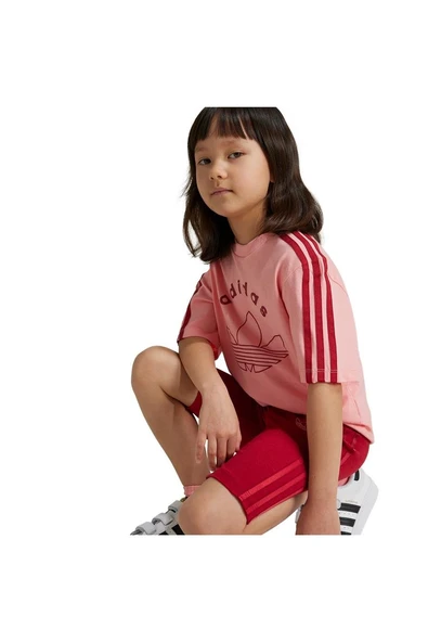 adidas Çocuk  Pembe  Şort CYCL. SHORT ST IY9529 - 4