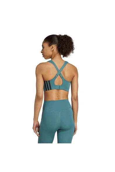 adidas Kadın  Yeşil  Sporcu Sütyeni TLRDIM HS BRA JX8844 - 4