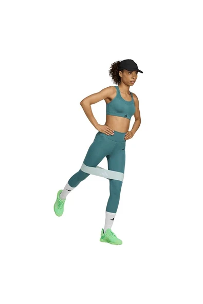 adidas Kadın  Yeşil  Sporcu Sütyeni TLRDIM HS BRA JX8844 - 5