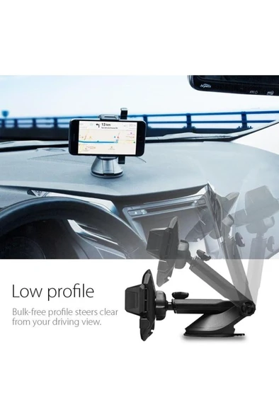 Spigen Kuel AP12T Tüm Cihazlara Uyumlu Araç Tutucu (Universal) Black - 000CG20917 - 4