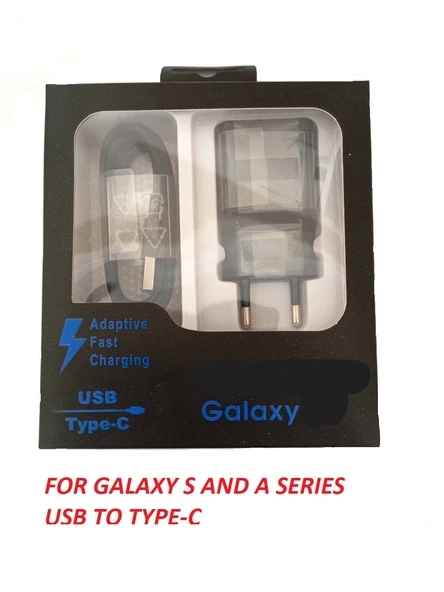 Samsung 2.1A 10 W Galaxy S8 ve Tüm Type-C Girişli Uyumlu  Usb To Type-C Girişli  Siyah Şarj Cihazı - 3