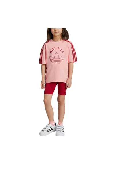 adidas Çocuk  Pembe  Şort CYCL. SHORT ST IY9529 - 6