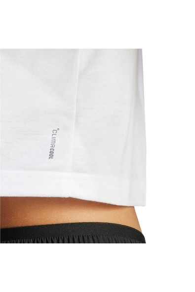 adidas Kadın  Beyaz  T-shirt WE MIN TEE JC9556 - Resim 5
