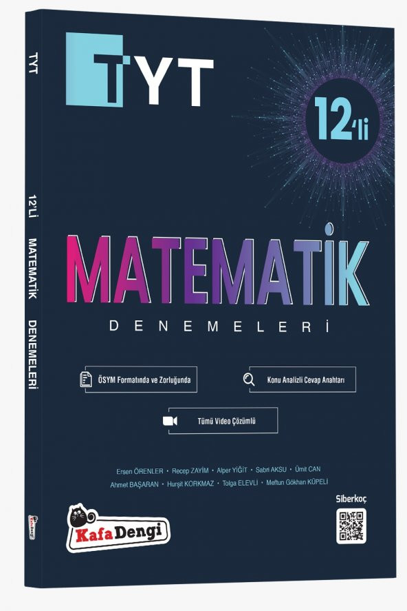 Kafadengi Tyt Matematik 12 Li Branş Denemesi 2023 ürün görseli