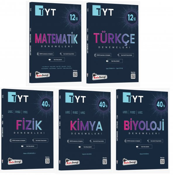 Kafadengi Tyt Sayısal Branş Deneme Seti 2023 ürün görseli