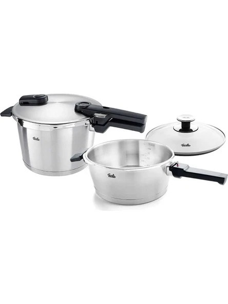 Fissler Vitaquick Premium 6+3.5 Litre Düdüklü Tencere Seti