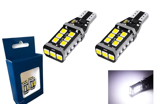 T15 Led Ampul 15 Ledli Canbuslı Ultra Parlak Beyaz - 4