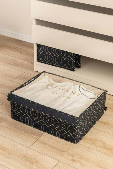 Alas Elegant Kapaklı Baza Kutu 51x39x19 cm - 3