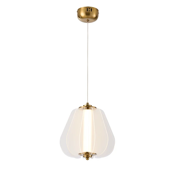 Apliqa Hopps 18 Watt 3000K Elips Bakır Tekli Led Sarkıt Avize ürün görseli