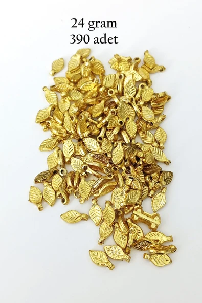 Oya Abiye Bileklik Kolye Pleksi Metalik Plastik Pul Altın Renk 24 gram 390 adet - BNC535 ürün görseli