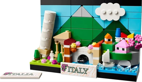 Lego 40818 Creator Italy Postcard - Resim 2