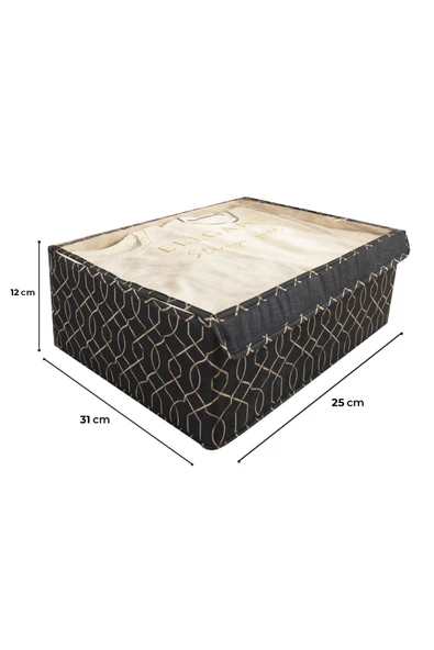 Alas Elegant Kapaklı Baza Kutu 51x39x19 cm - 4