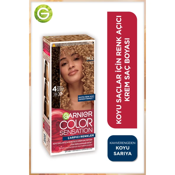 Garnier Color Sensation HL2 Koyu Sarı ürün görseli 1