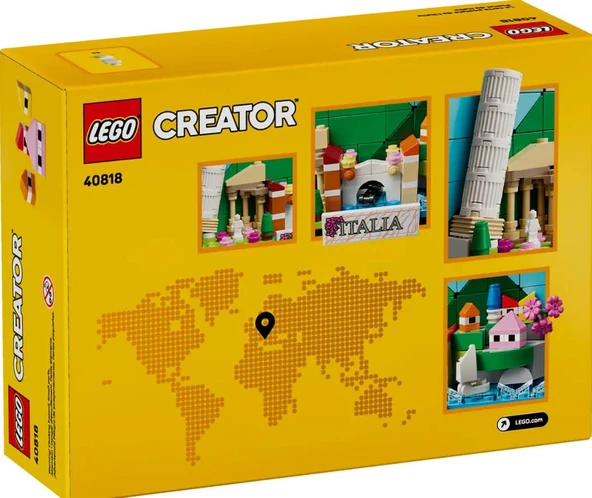 Lego 40818 Creator Italy Postcard - Resim 3