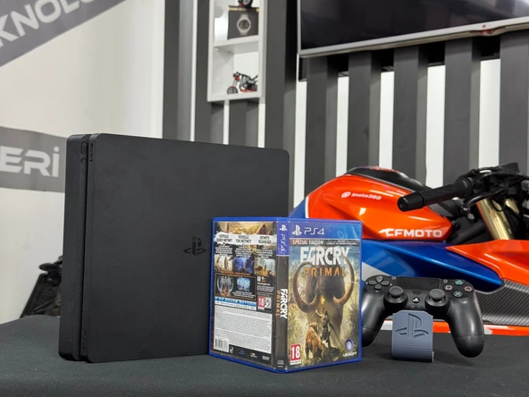PlayStation 4 Slim 500GB Tek Kol + Far Cry Primal Oyun CD’si (İKİNCİ EL) - 4