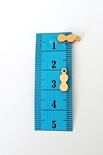 Oya Abiye Bileklik Kolye Pleksi Metalik Plastik Pul Altın Renk 24 gram 300 adet - BNC552 - 2