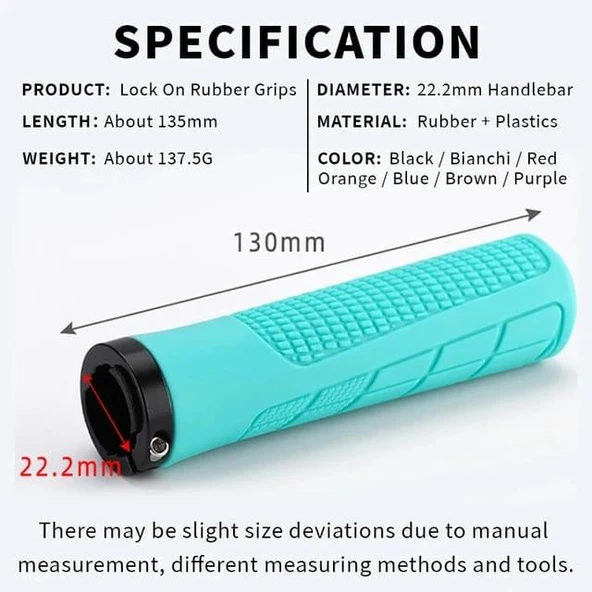 SARİSSA PVC Elcik Ergonomik Destekli Yapı Kaymaz Tasarım Vidalı Bisiklet Elciği Kahverengi - Resim 5