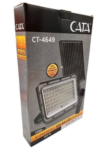 CATA 200W SOLAR LED PROJEKTÖR