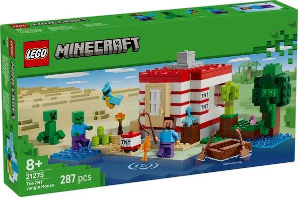 LEGO Minecraft 21275 The TNT Jungle House
