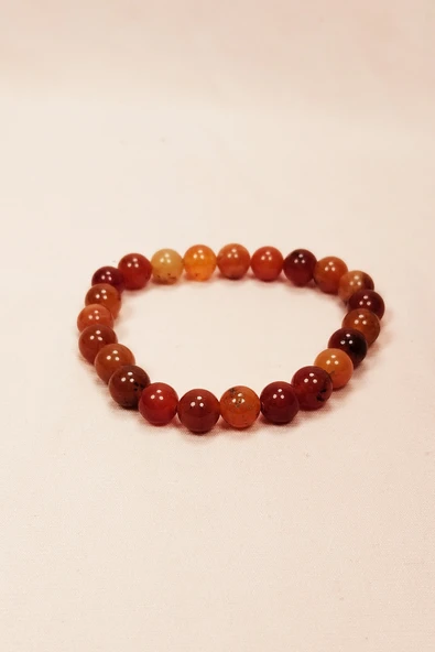 Akik Doğal Taş Bileklik Kutulu ürün görseli