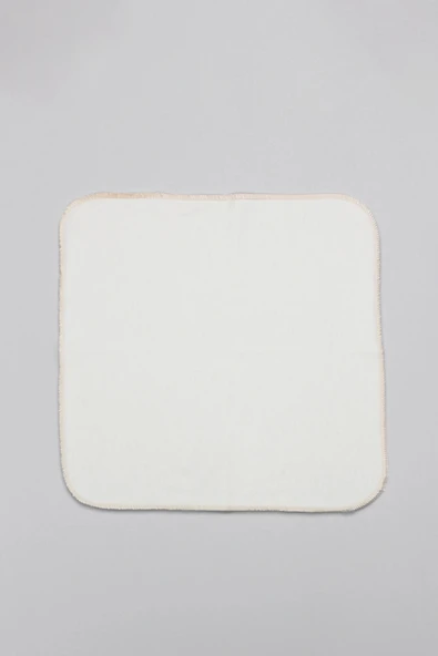 Bistyle Organik 28x28 10'lu Penye Mendil 90101 Ekru - 4