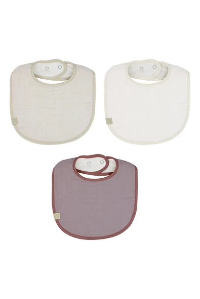 Bistyle Müslin Önlük 3'Lü 60101 Taş Ekru Antrasit ürün görseli