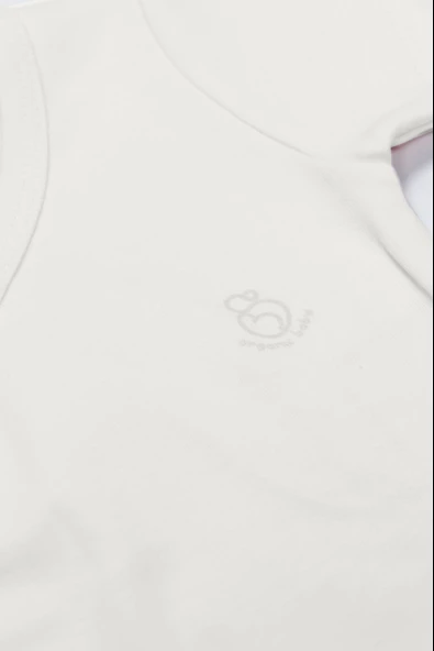 Bistyle Organik Natural Basic Style Kruvaze Uzun Kol Body Bs17102 Ekru - Resim 3