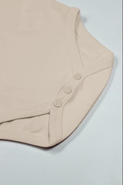 Bistyle Organik Natural Basic Style Yarım Kol Body Bs17103 Bej - 3