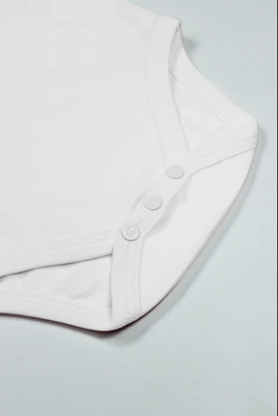 Bistyle Organik Natural Basic Style Yarım Kol Body Bs17103 Beyaz - 3