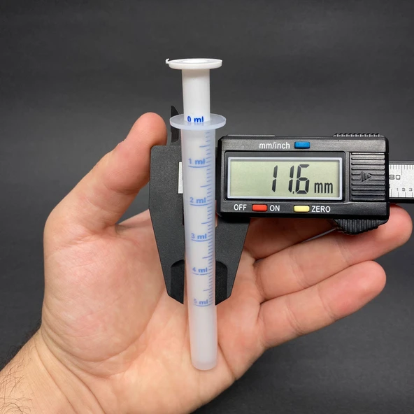 Dozaj Pipeti , Ölçülü Sıvı Şırıngası 5 ml x 3 Adet - 3
