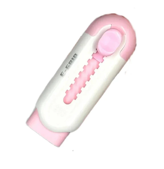 Mikro E-Grip Yumuşak Silgi Sürgülü Açılır -Kapanır Pastel Renkler - 3