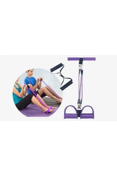 Dynamic Karın Kol Kalça Ayak Tüm Vücut Şekillendirme Body Trimmer Fitness Aerobik Jimnastik Mor - 2